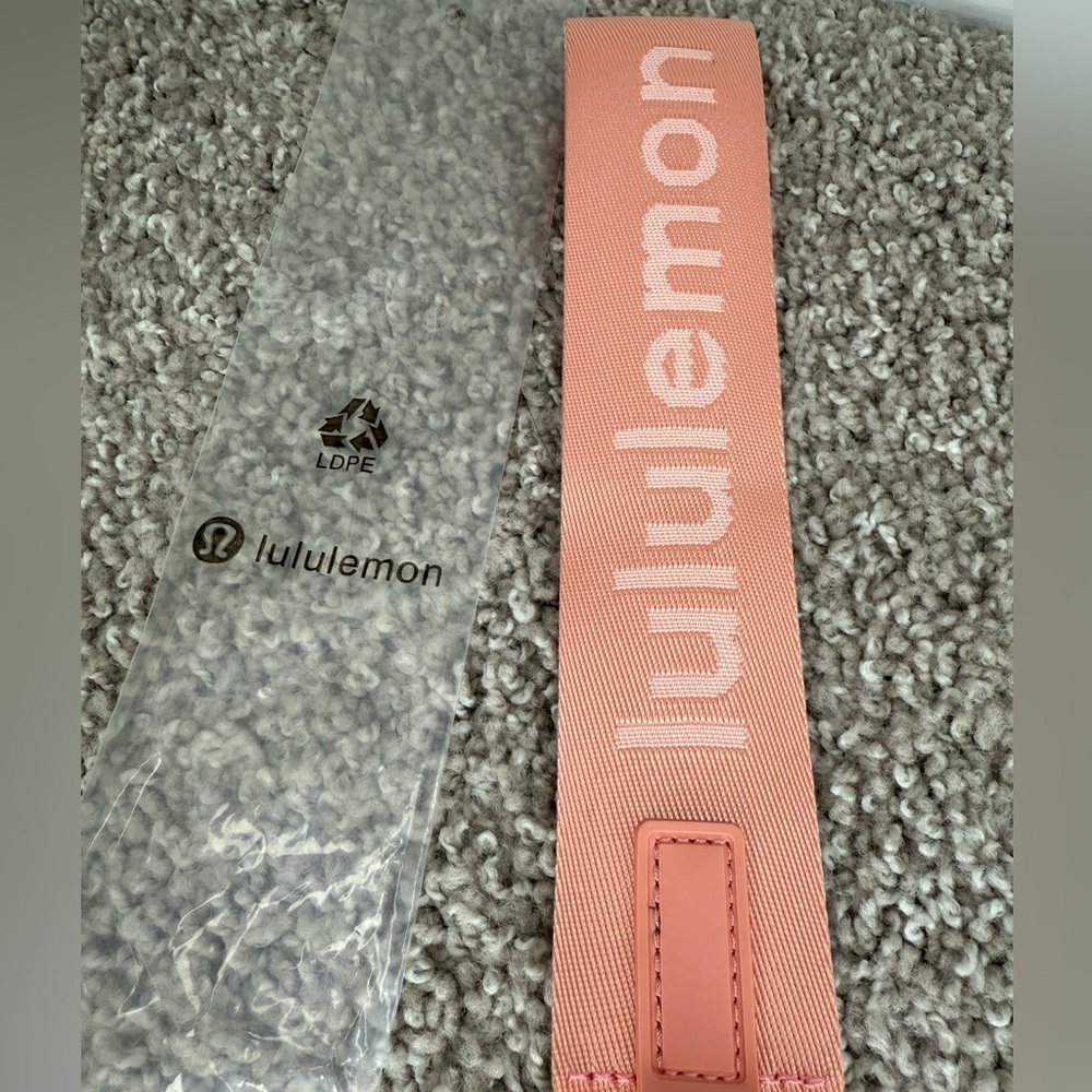Lululemon Pink Never Lost Keychain - Picture 3 of 6